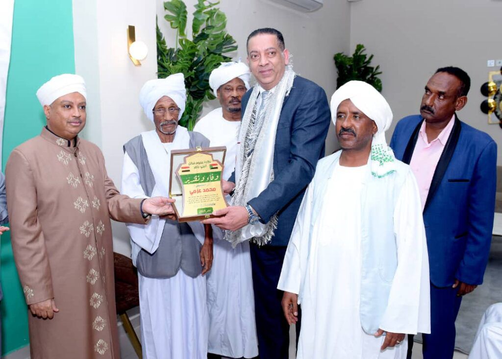نظارة عموم قبائل البني عامر تودع القنصل المصري ببورتسودان 4 IMG 20250130 WA0009